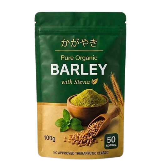 Pure Organic Barley Powder with Stevia (100g)