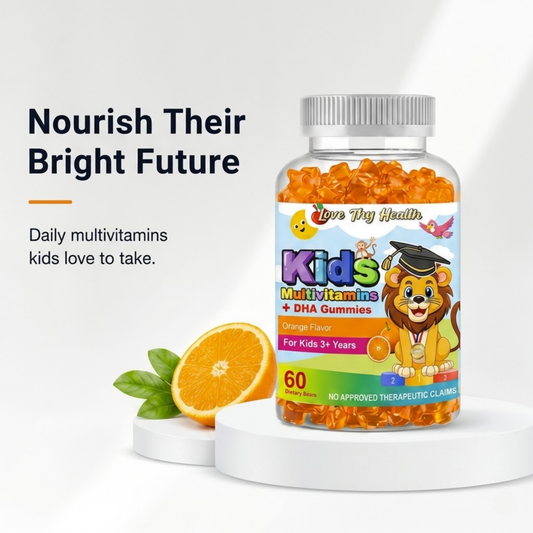 Kids Multivitamins + DHA Gummies (60 Gummies)