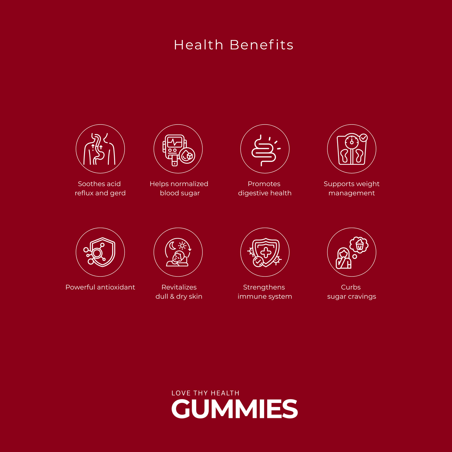 Apple Cider Vinegar Gummies + Vitamins B9 & B12 (60 Gummies)