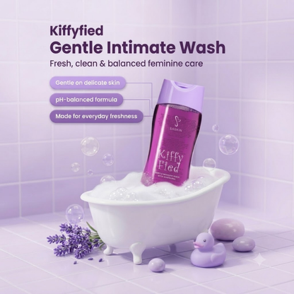 KiffyFied Gentle Intimate Wash –Daily Feminine Care (150ml)