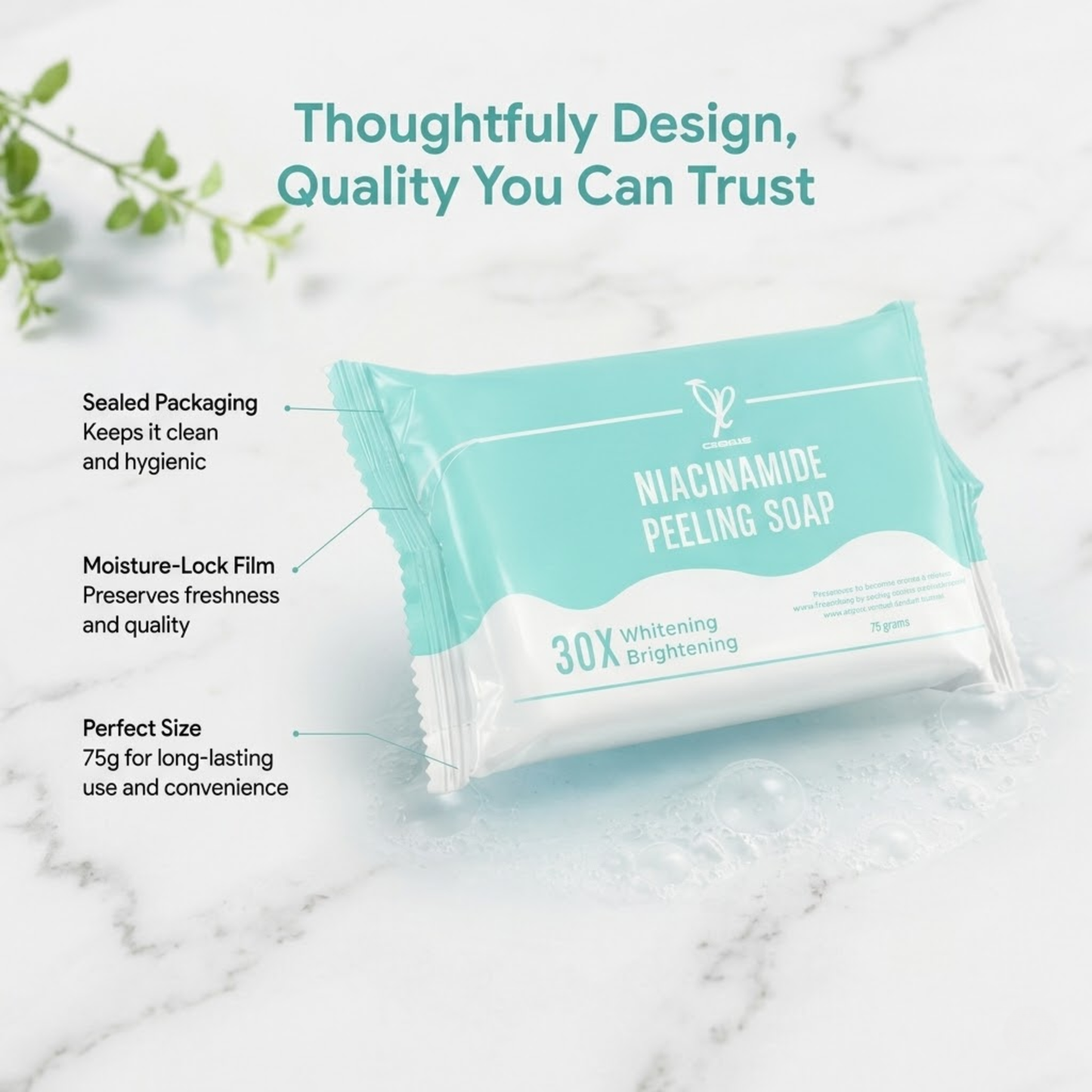Niacinamide Peeling Soap – 75g