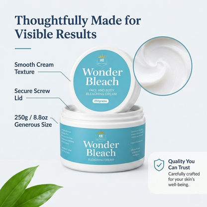 Wonder Bleach Face & Body Bleaching Cream – 250g