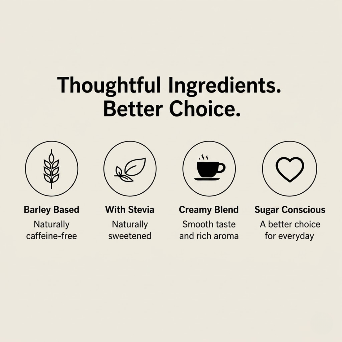 AICARE Barley Coffee with Stevia (100g)